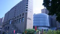 The 165th Street entrance of Milstein Hospital